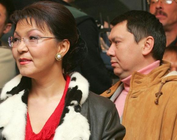 file photo of daughter of kazakh president nazarbayev and her husband rakhat aliyev